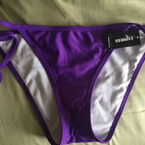 Purple bikini bottoms